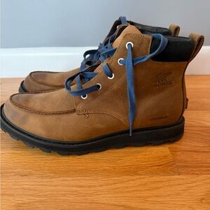 Sorel Men's Brown and Black Madson Waterproof Boots